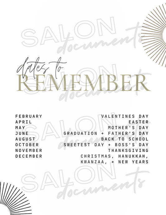 Naturalist Vibe: Dates To Remember