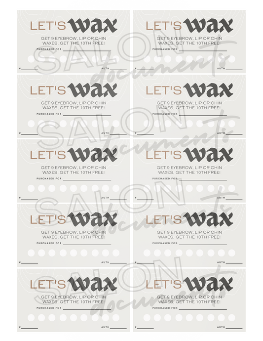 Modern Vibe: Let's Wax 9 Appointments