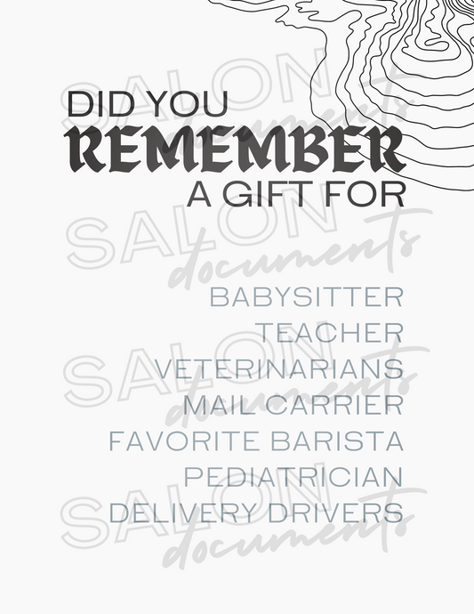 Modern Vibe: Did You Remember A Gift For...